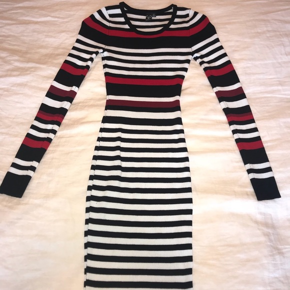 Windsor brand stripped sweater dress - Picture 1 of 7